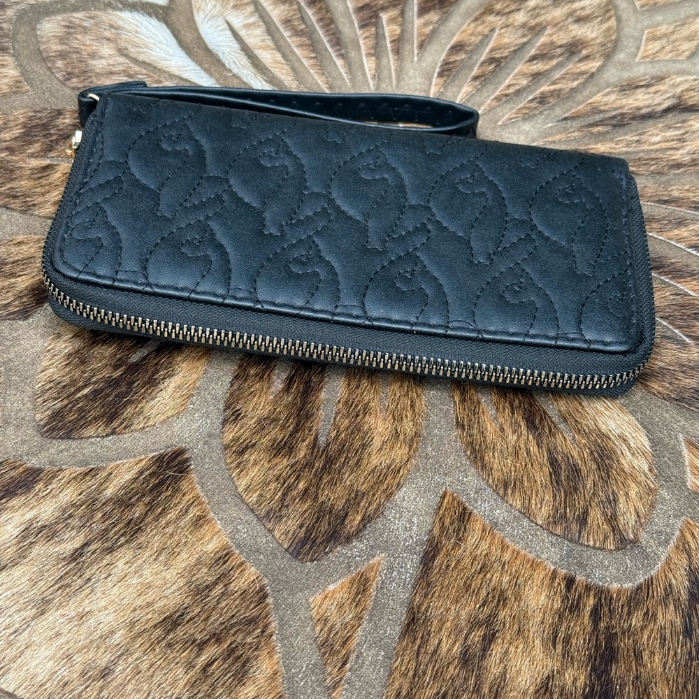 Baby Phat Black Wallet Wristlet- Pre-owned - Picture 3 of 6